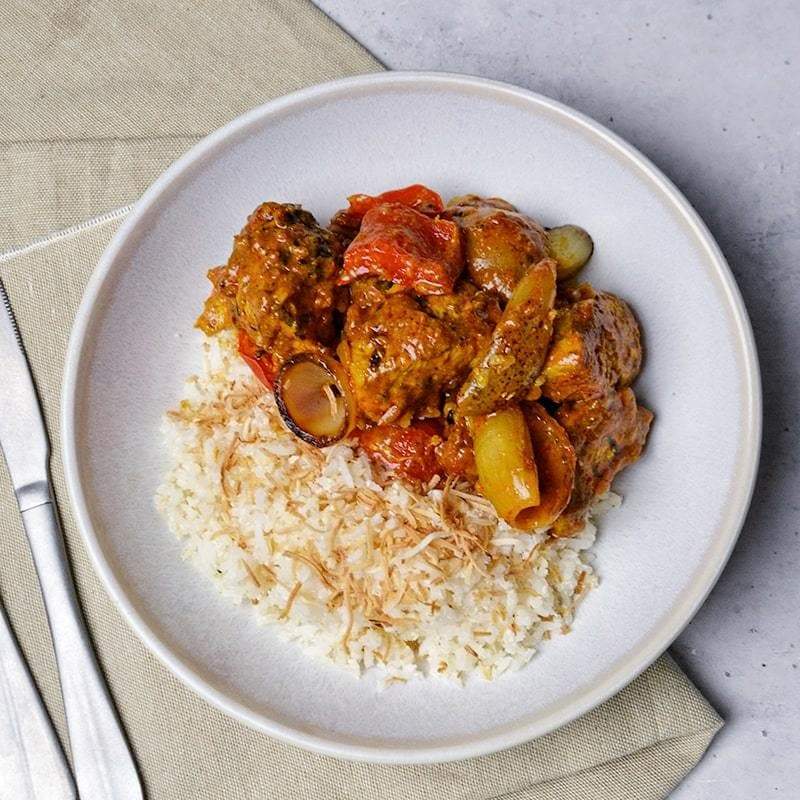 Chicken Tikka Masala with Coconut Rice