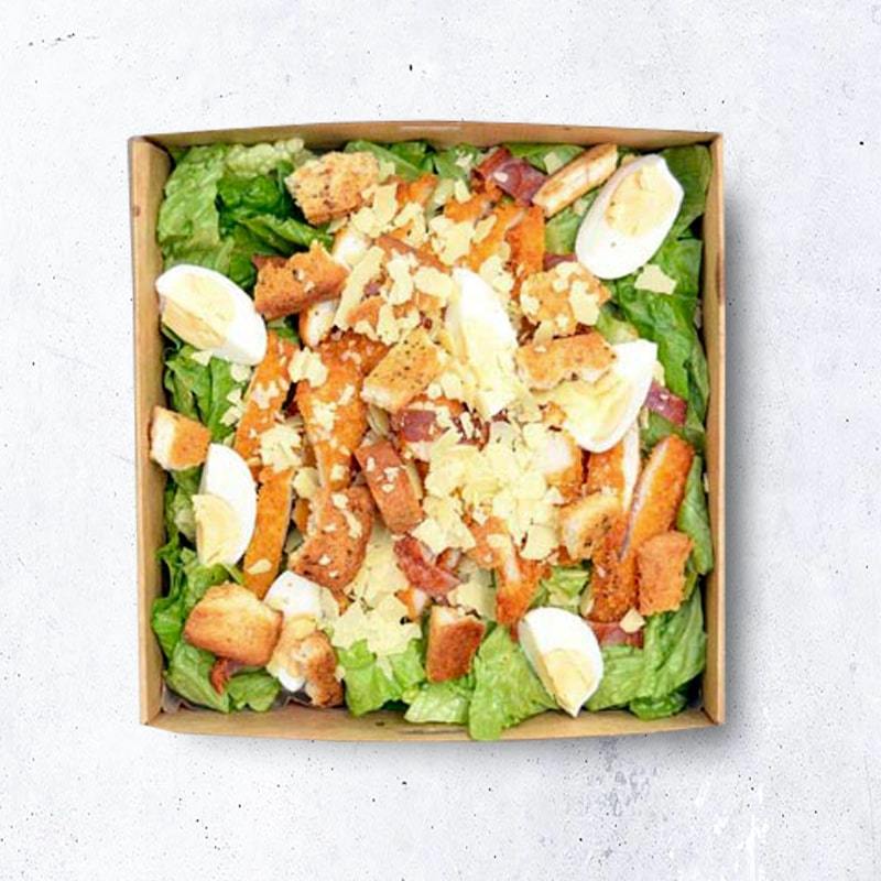 Crumbed Chicken Cesar Salad